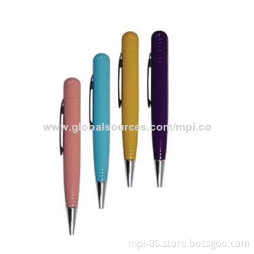 Colorful metal pen USB stick, moisture-proof